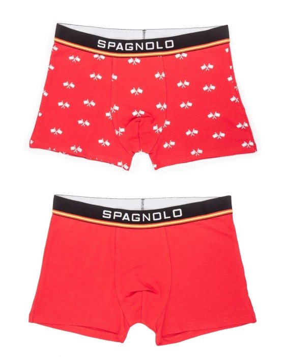 Pack boxers Spagnolo Boxers punto rojo 1