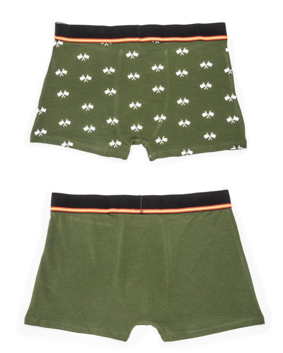 Pack boxers Spagnolo Punto verde oliva 3