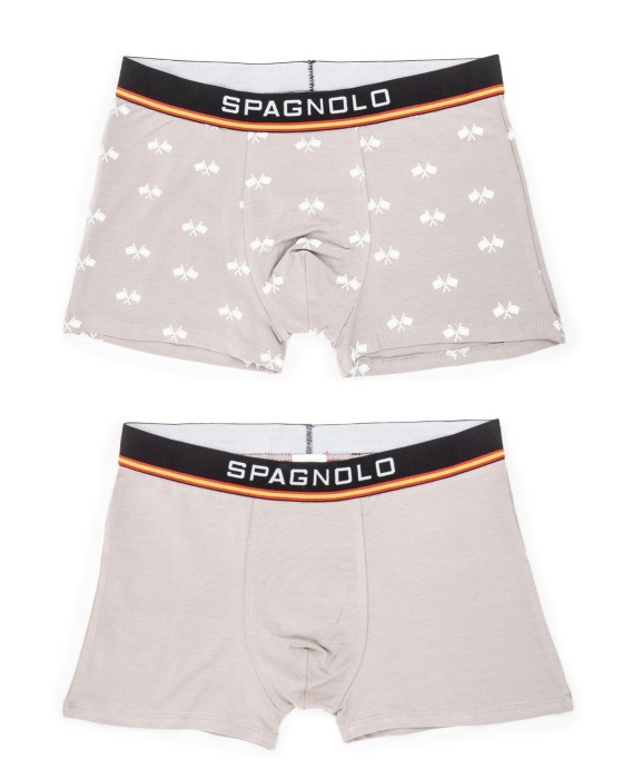 Pack boxers Spagnolo Boxers punto gris 1