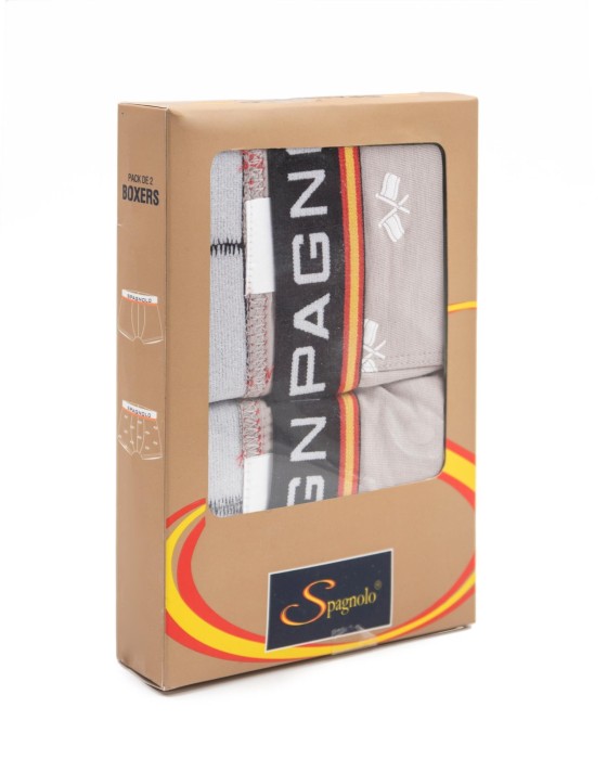 Pack boxers Spagnolo Boxers punto gris 3