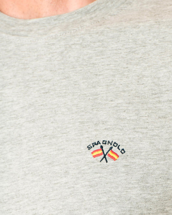 Pack camisetas básicas Spagnolo blanca y gris 3