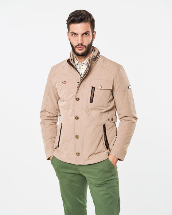 Parka hombre color shop camel