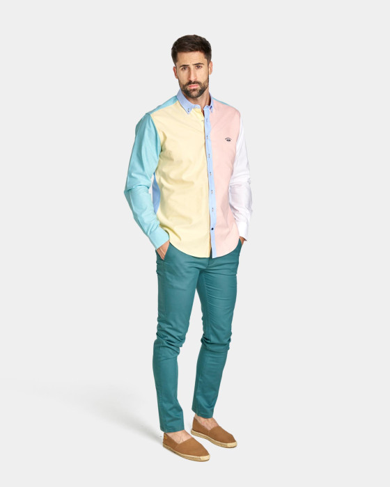 Camisa de hombre Spagnolo Oxford smart colores 4
