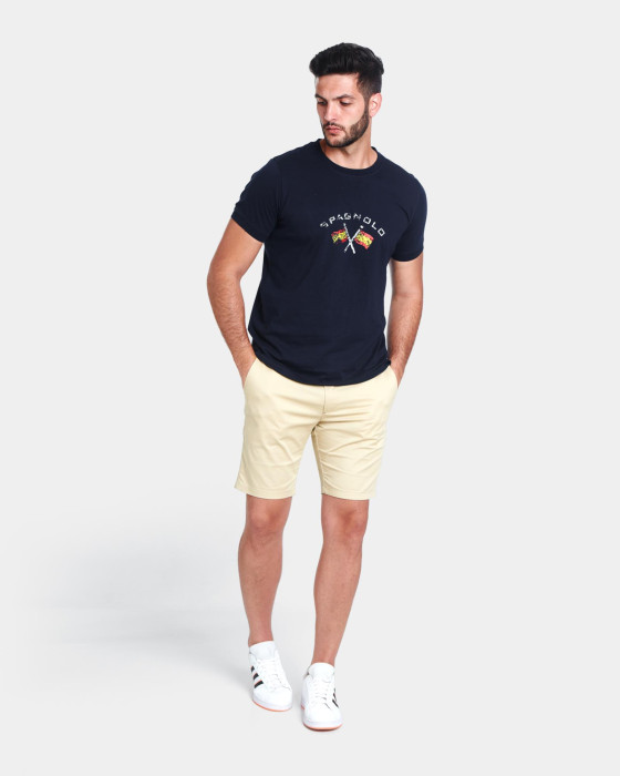 Camiseta de hombre Spagnolo punto bandera marino 4