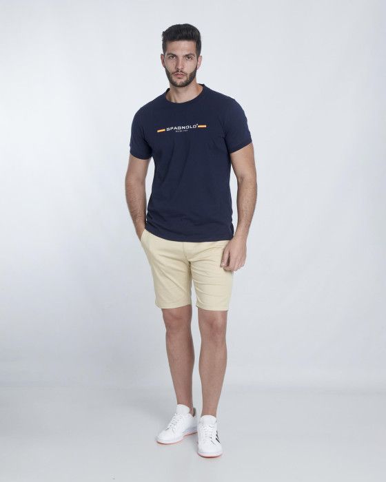 Camiseta de hombre Spagnolo marino 4
