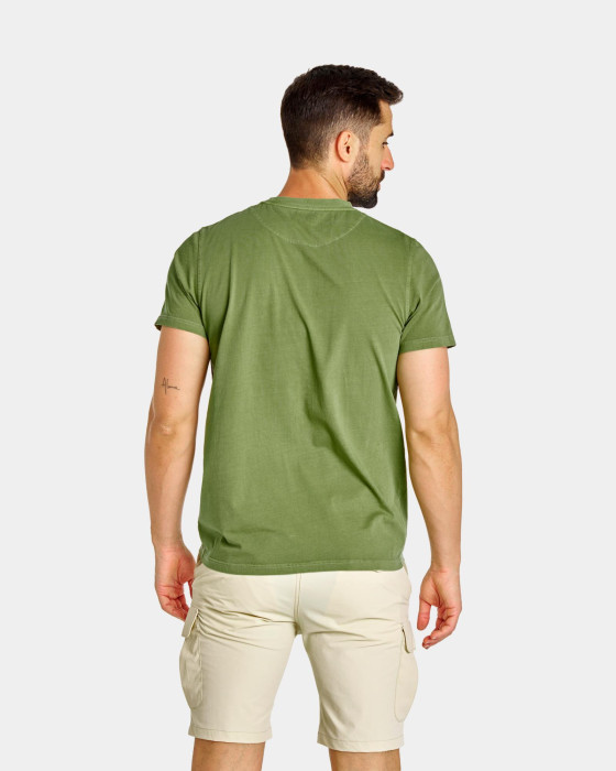 Camiseta de hombre Spagnolo desgastes verde oliva 3