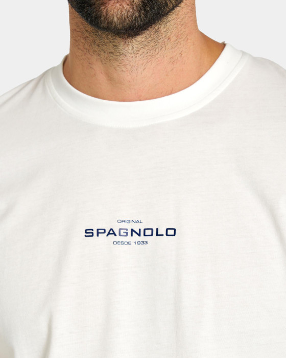 Camiseta de hombre Spagnolo Spagnolo original blanco 2