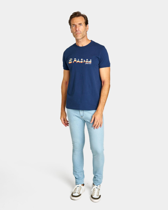 Camiseta de hombre Spagnolo Spagnolo marino 4