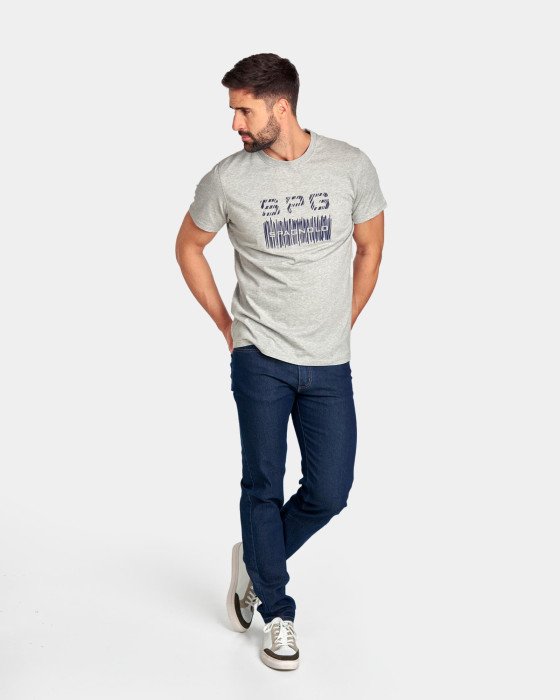 Camiseta de Spagnolo Hombre spg gris 4