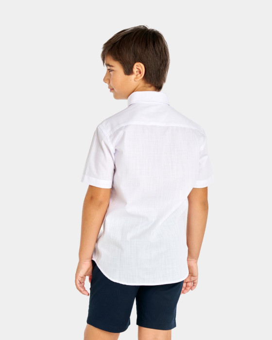 Camisa de Spagnolo Niño semihilo blanco 3