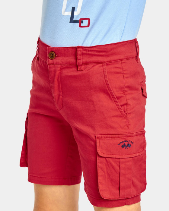 Set polo bermuda cargo Spagnolo De niño bicolor 5