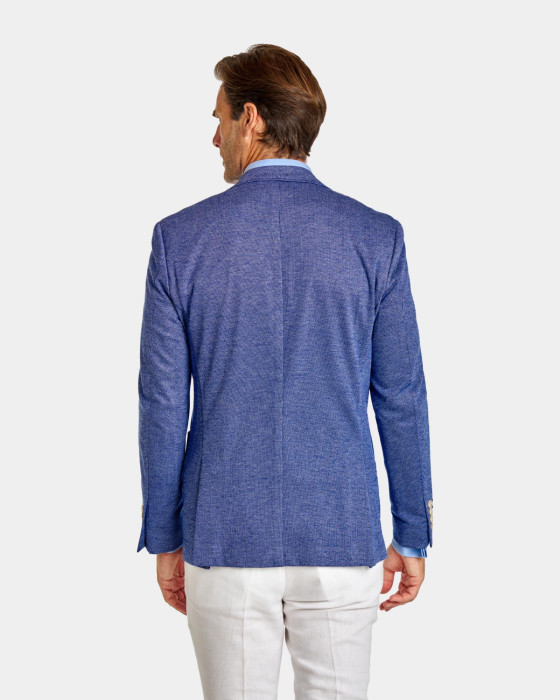 Americana de Spagnolo Hombre estructura azul 3
