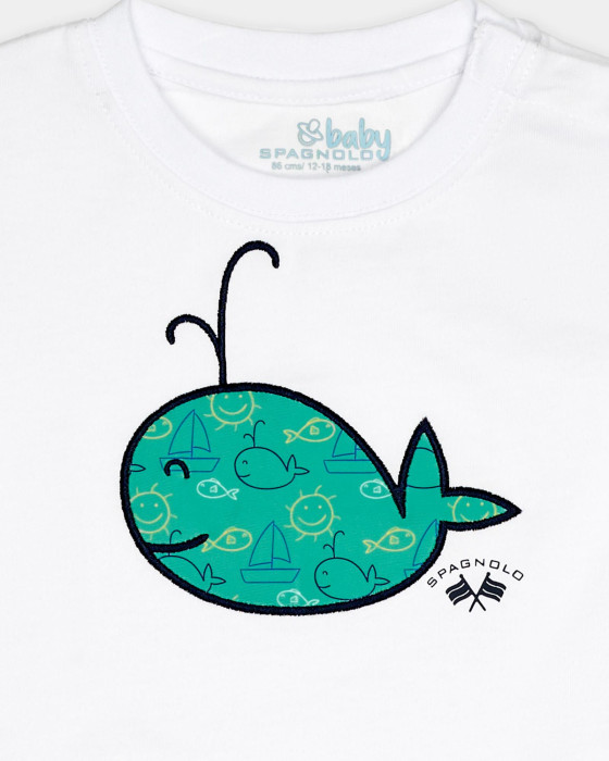 Set camiseta Spagnolo Bañador ballena verde 4