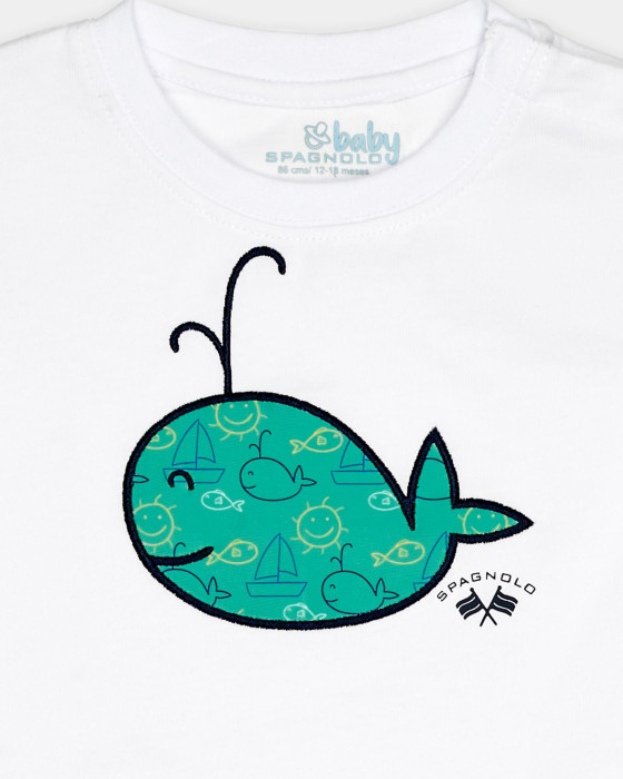 Set camiseta Spagnolo Bañador ballena verde 4