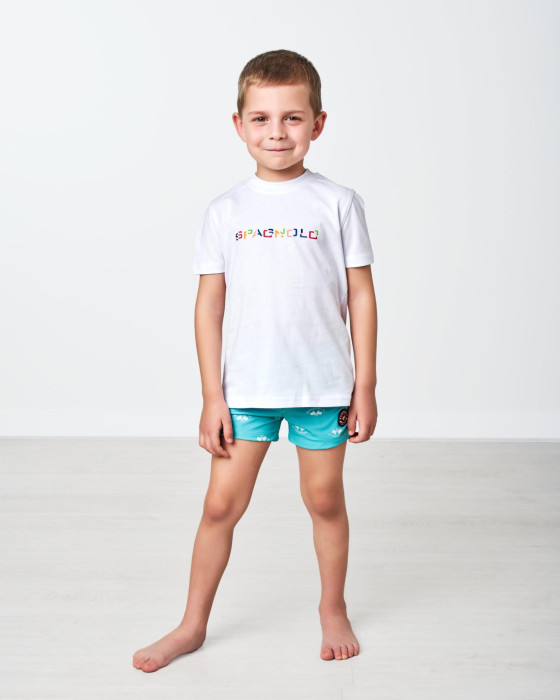 Camiseta de niño Spagnolo Punto spagnolo blanco 4