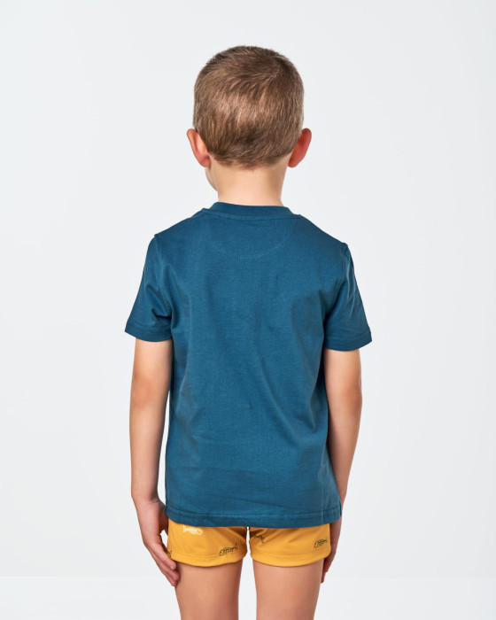 Camiseta de niño Spagnolo Punto raspas azul 3