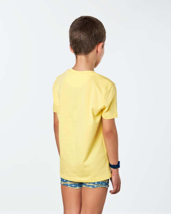 Camiseta de niño Spagnolo Punto surf amarillo 3