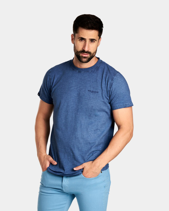 Camiseta de hombre Spagnolo punto azul 1
