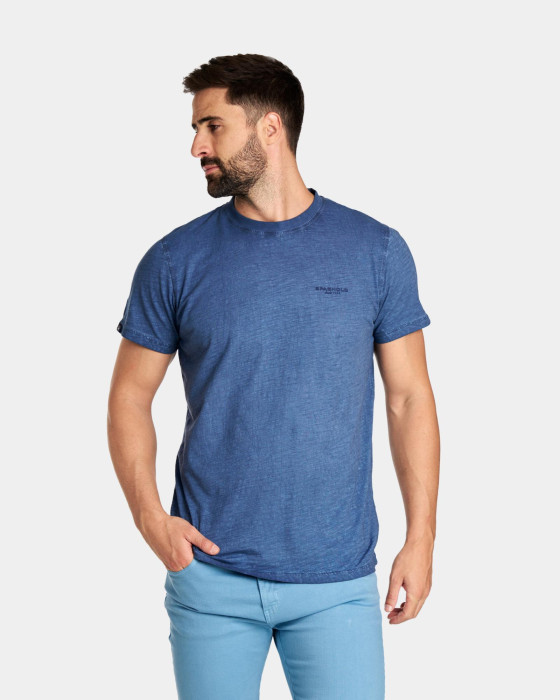Camiseta de hombre Spagnolo punto azul 2