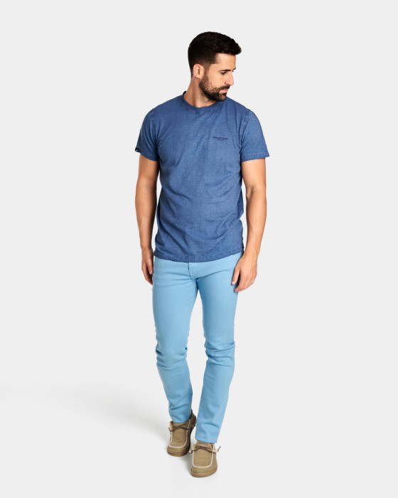 Camiseta de hombre Spagnolo punto azul 4