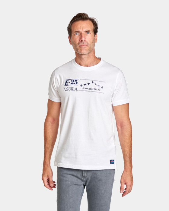 Camiseta de hombre Spagnolo Patrulla Águila blanco 1