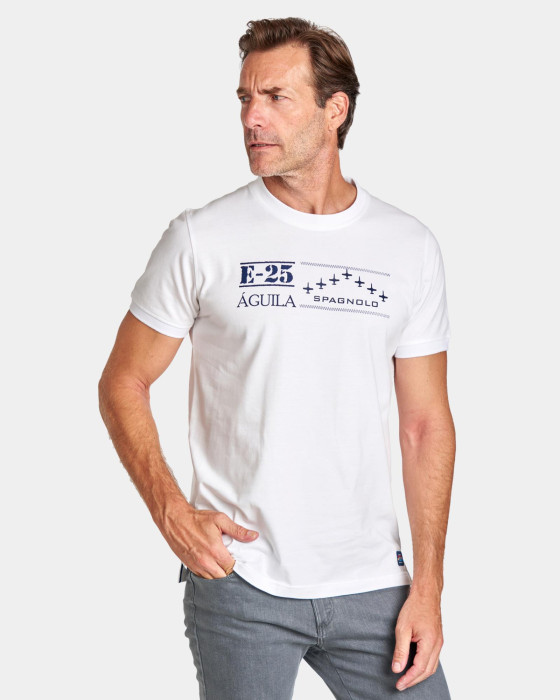 Camiseta de hombre Spagnolo Patrulla Águila blanco 2