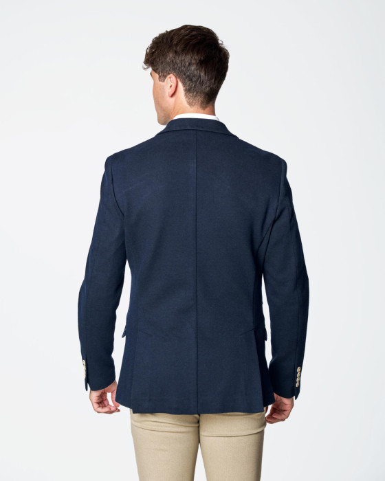 Americana de hombre Spagnolo punto light marino 3