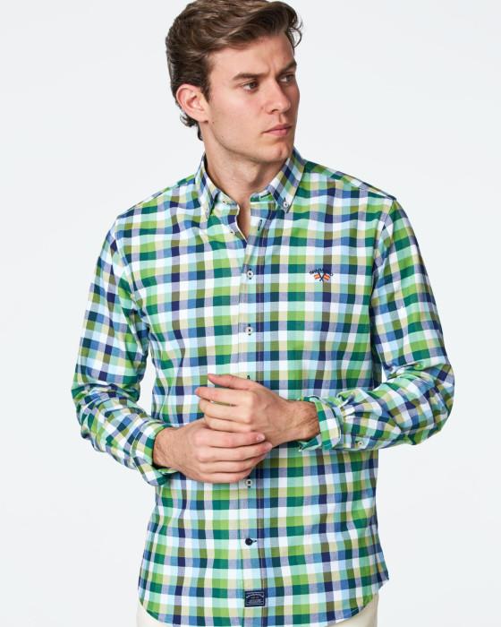 Camisa Oxford Outfit Camisa Verde Hombre Outfits Camisas Para