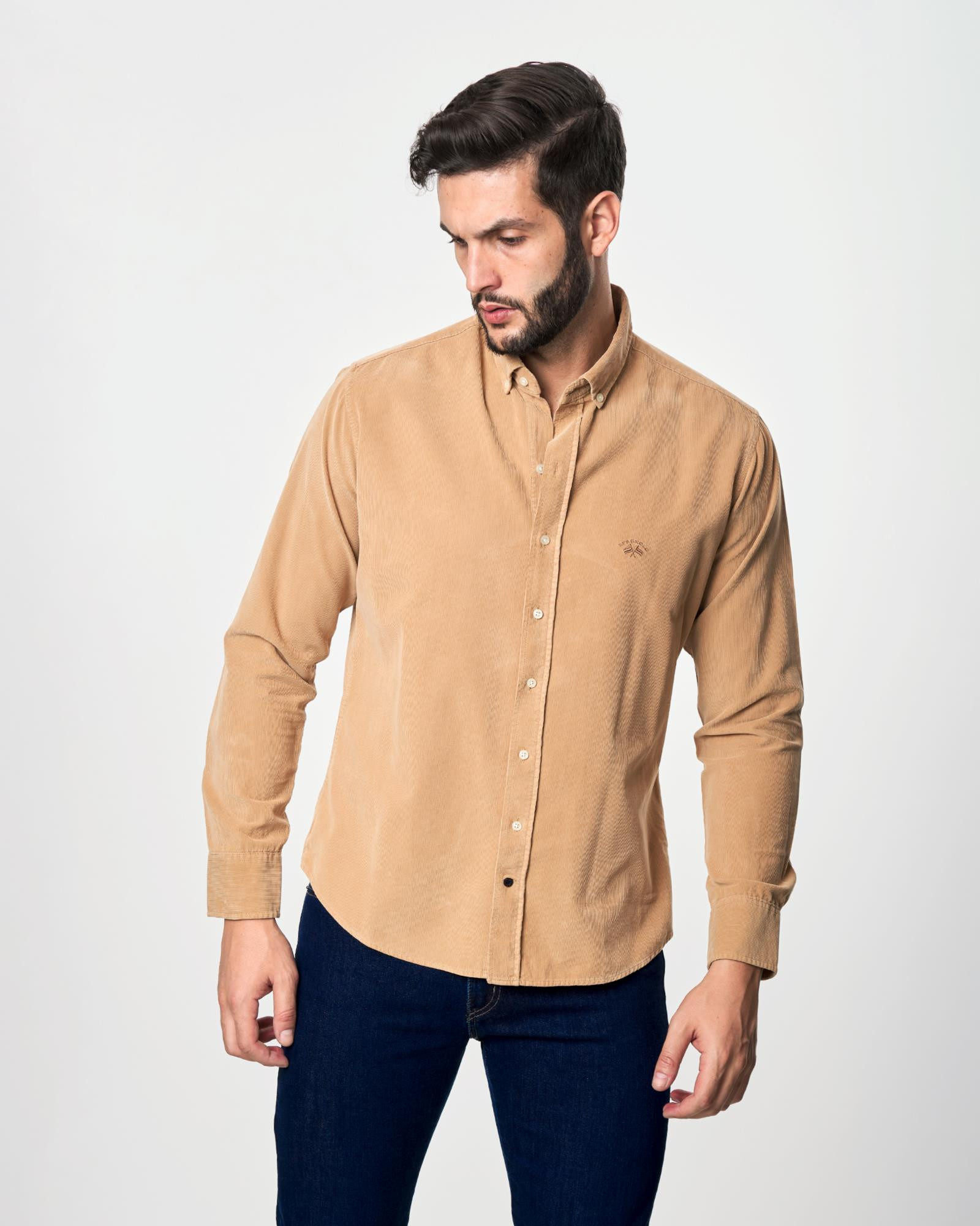Camisa marron hotsell