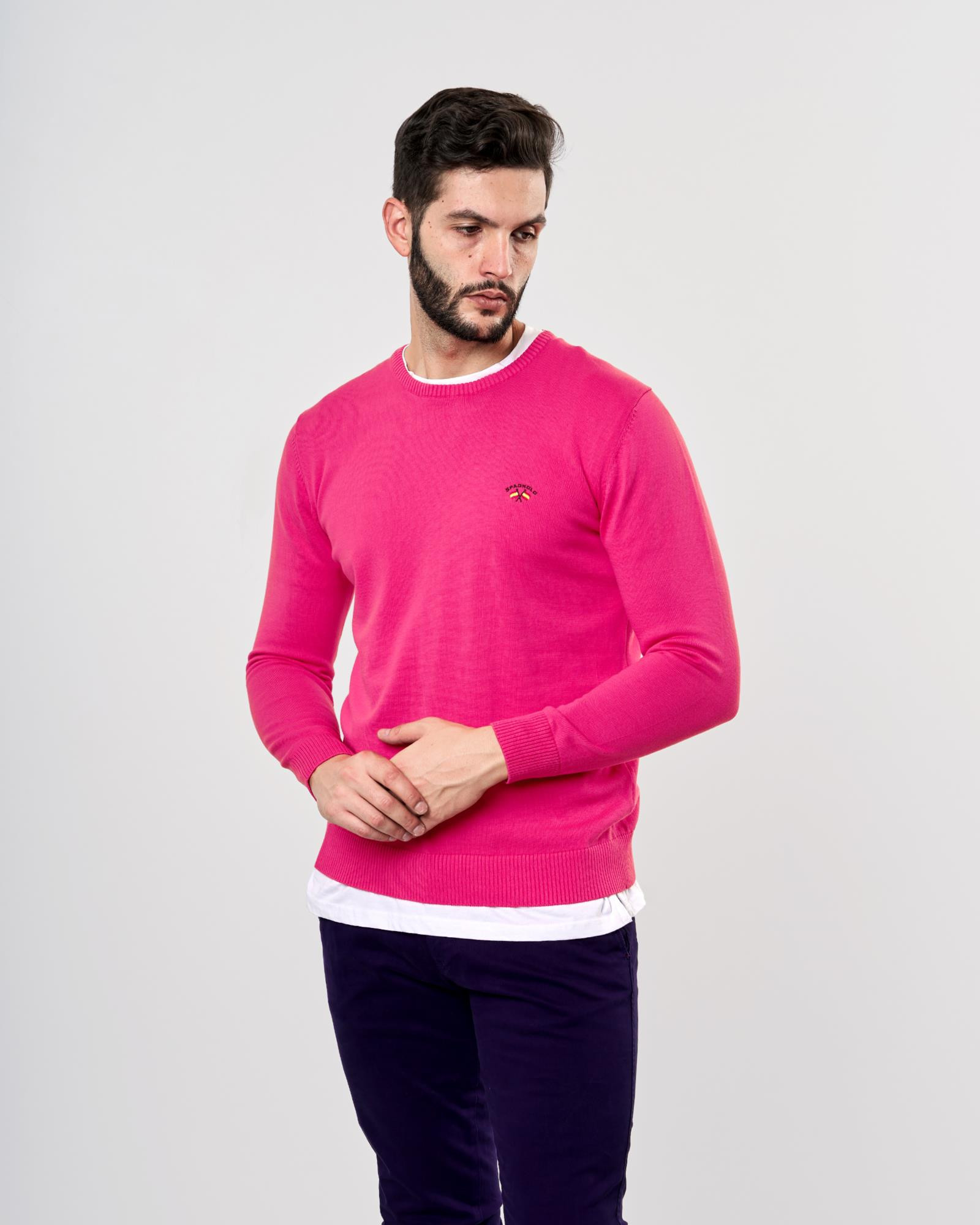 Jersey b sico caja hombre coral Spagnolo Talla S Color 000054 REF