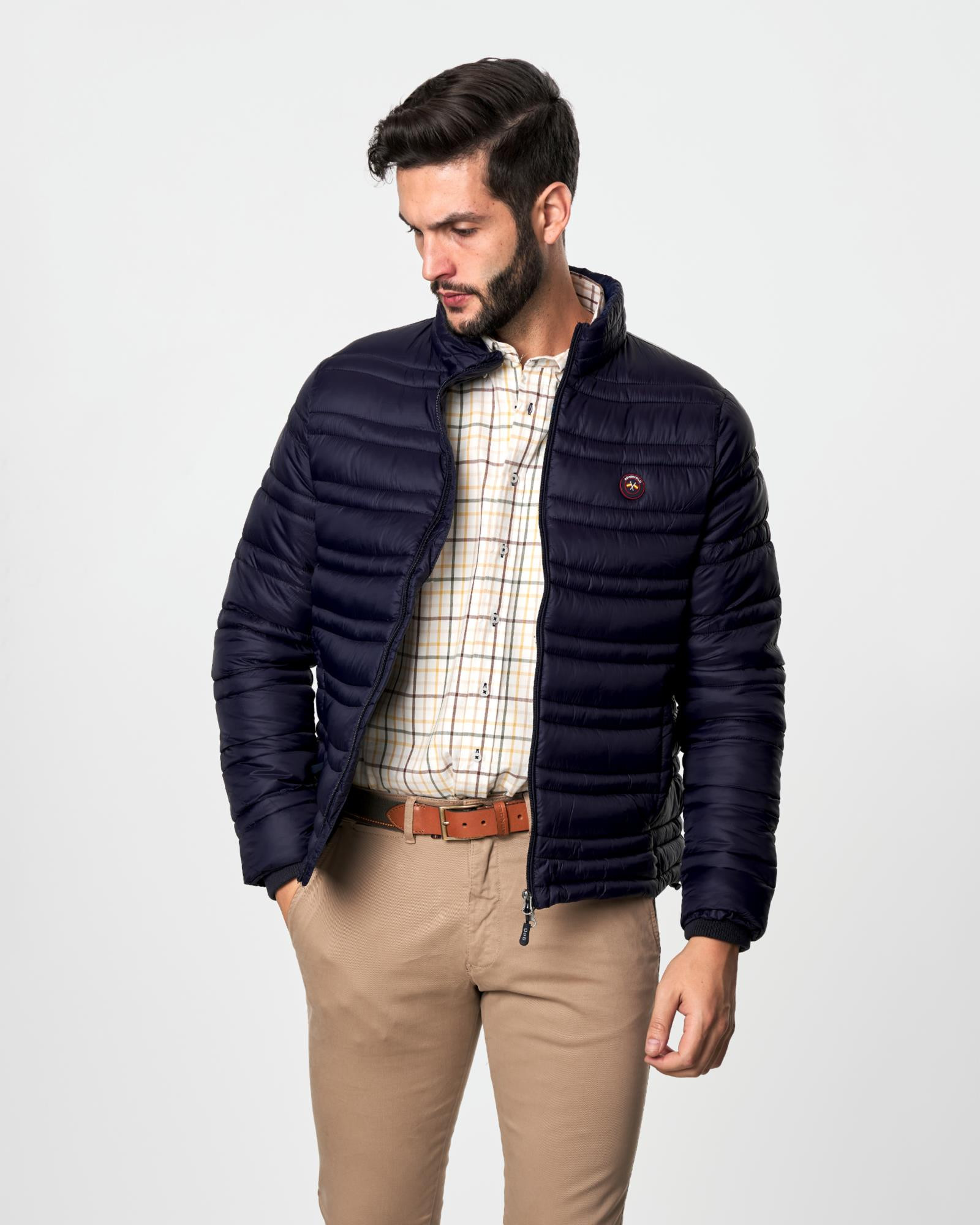 Cazadora acolchado ligero hombre marino Spagnolo Talla 46 Color