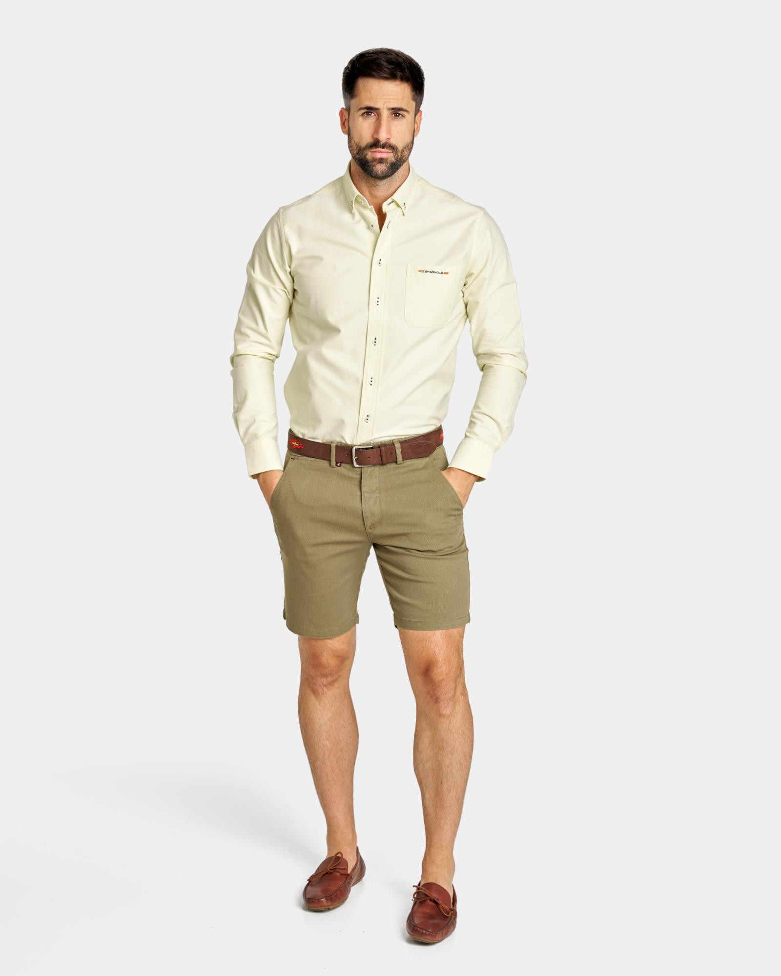 Bermudas chinos hombre on sale