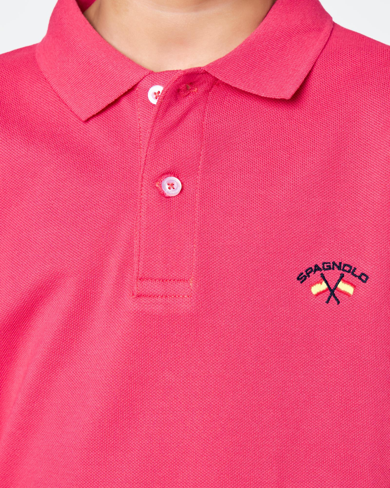 Polo fucsia niño shop