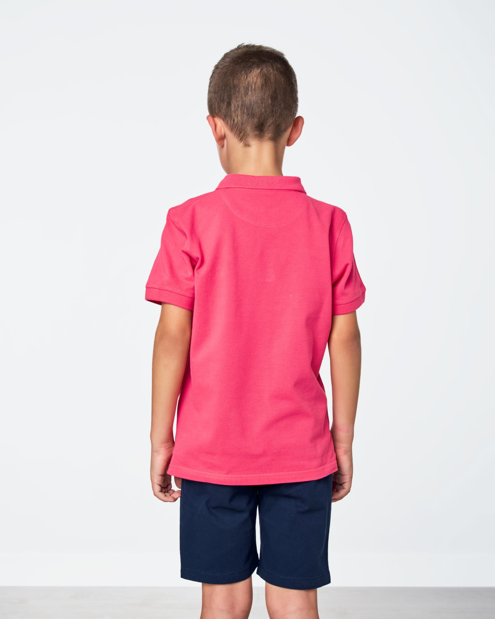 Polo fucsia niño outlet