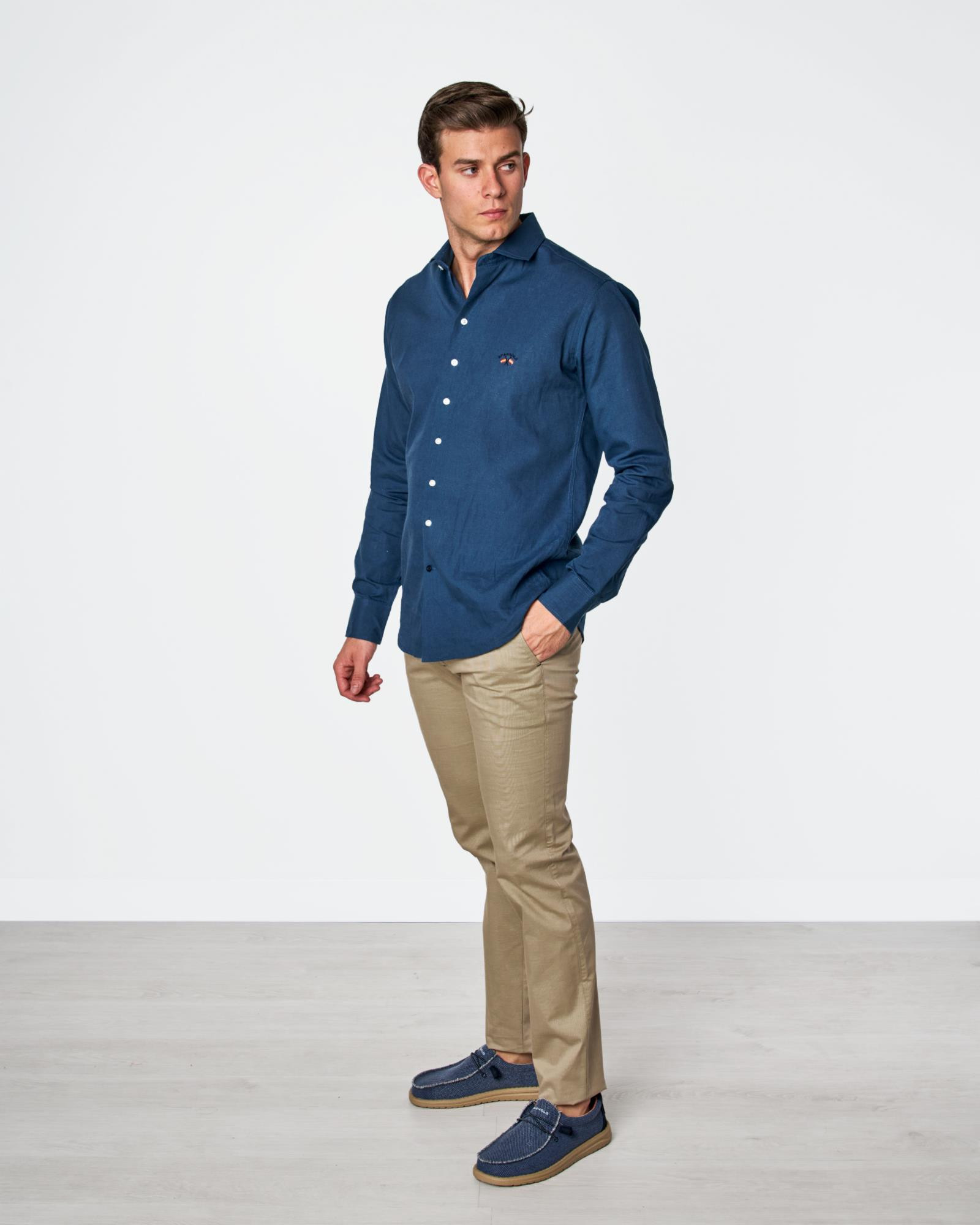 Pantalon chino camel outlet