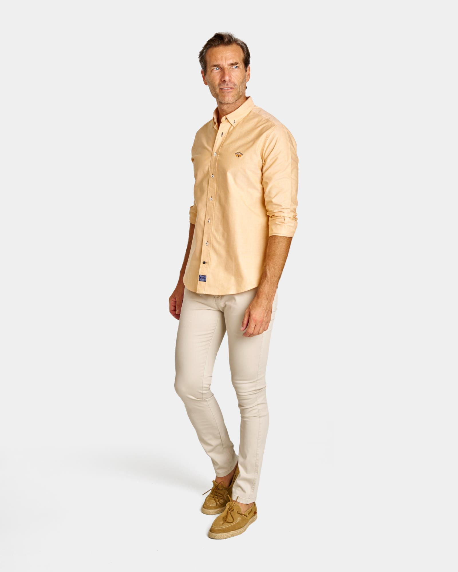 Pantalon hueso hombre top
