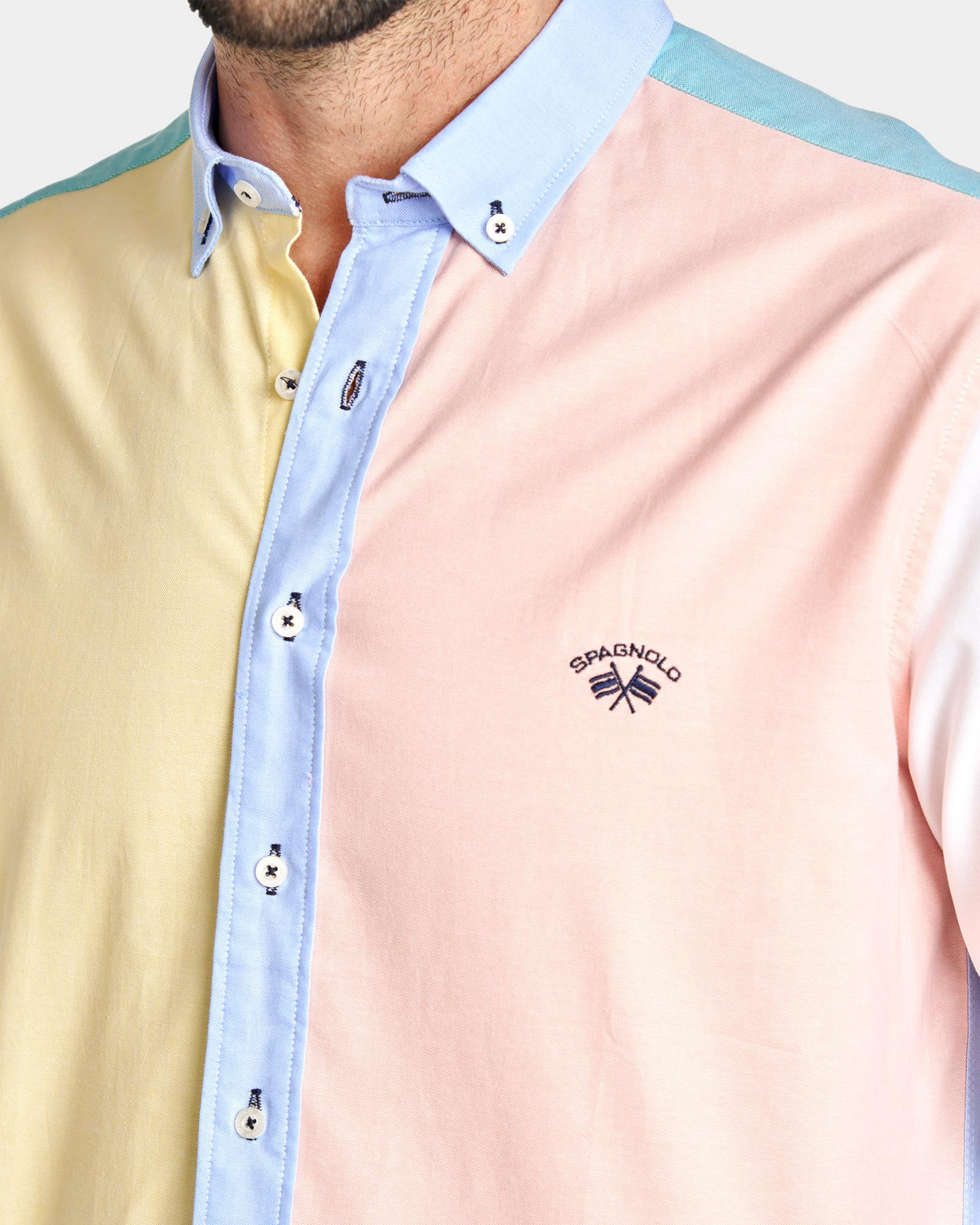 CAMISA DE HOMBRE OXFORD SMART COLORES Spagnolo Talla 01 Color MULTICOLOR REF. 305060