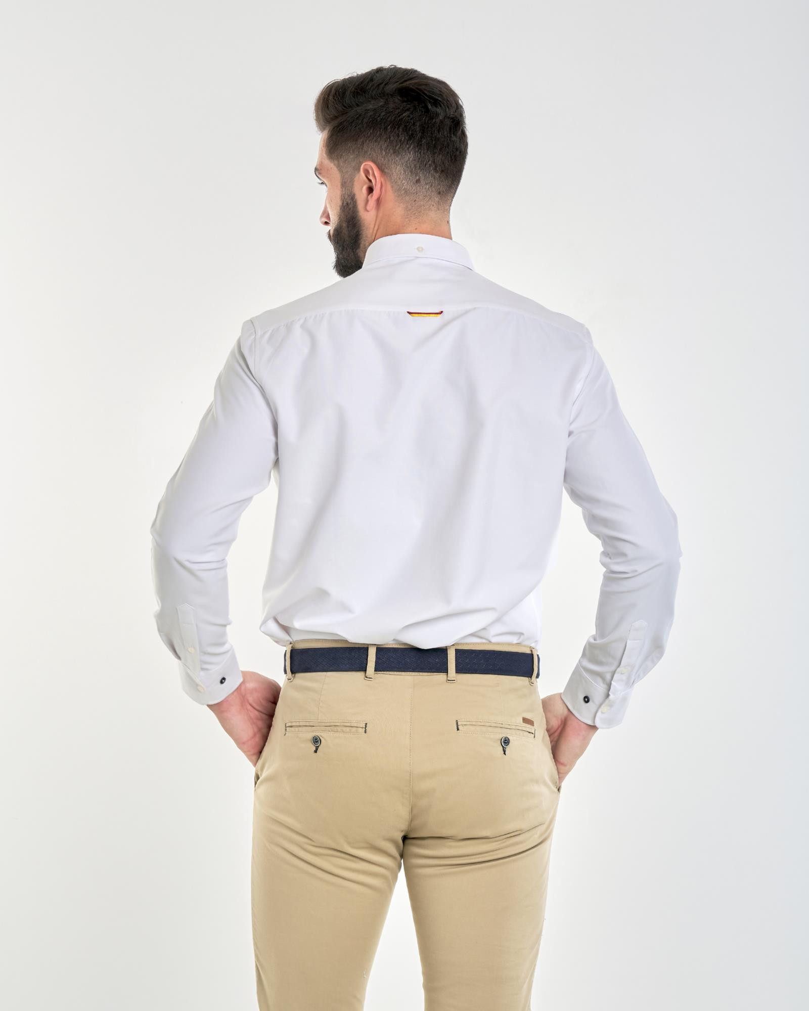 Camisa Blanca Oxford Spagnolo Color 000001 REF. 000001 Talla 01